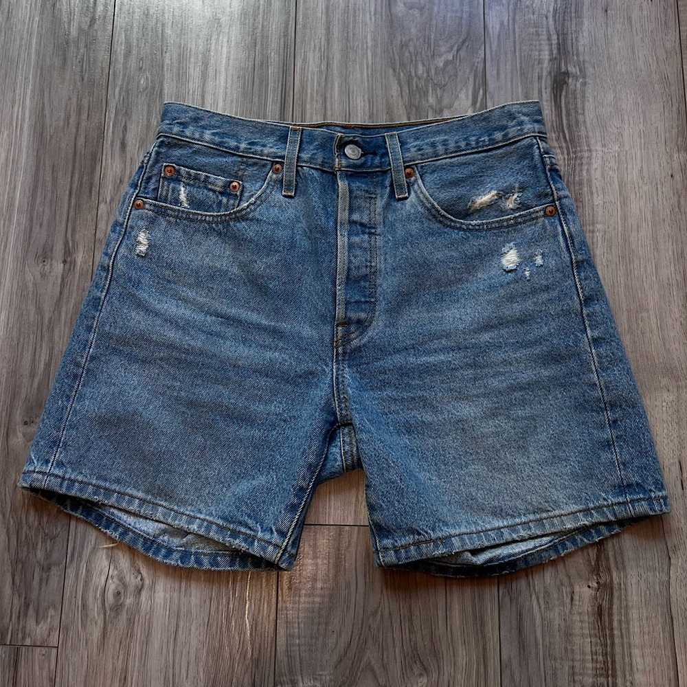Levi's Blue Jean Shorts for Women